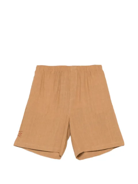 AMARANTO elasticated-waistband shorts Brown B6AB0039SAFARI