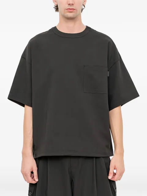 SONGZIO embroidered Polyptych T-shirt Black MI3TS701BK