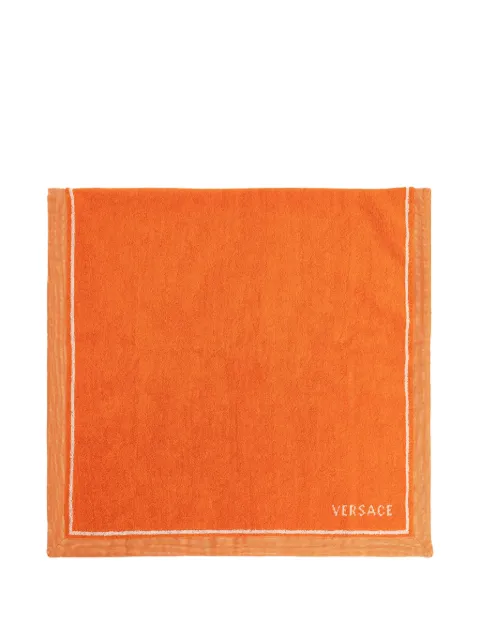 Versace Home logo-detail towel Orange 10242141A17767