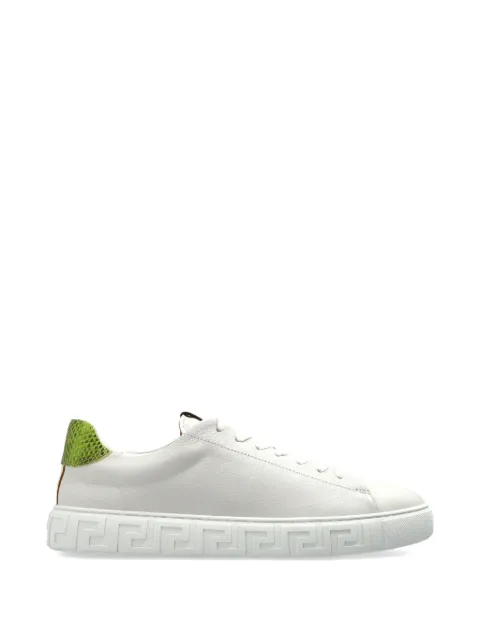 Versace Greca-motif lace-up sneakers White 10242061A17777