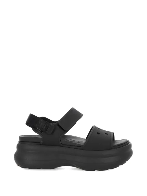 Crocs Soho Y-Strap platform sandals Black 211755