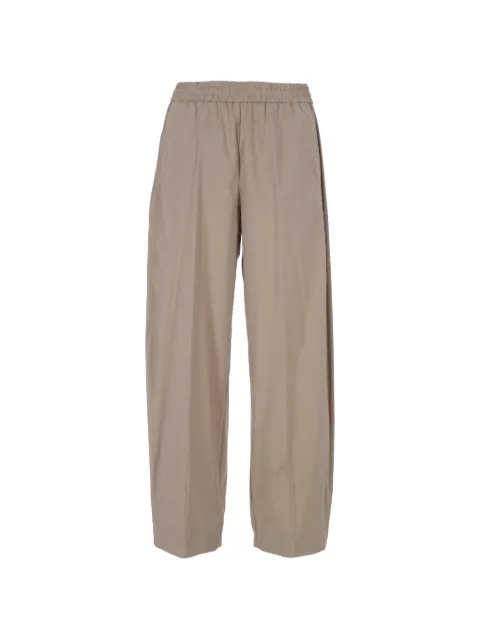 Herno elasticated-waistband trousers Neutrals PT000226D334842600