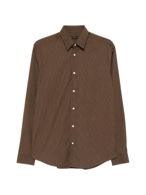 Low Brand striped shirt Brown LC26003