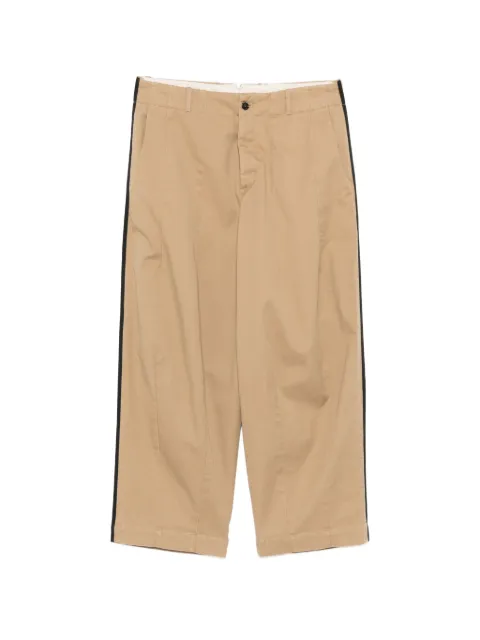 Nine In The Morning Damiano Squad side-stripe trousers Neutrals 9SS26DAM09SQ