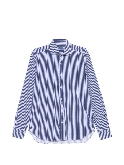 Barba striped long-sleeve shirt Blue CKU13P0154173U