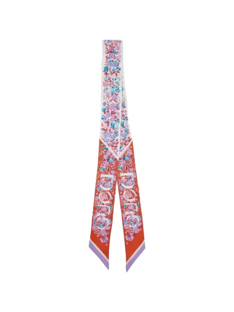 Gucci floral silk scarf Orange 7831893G0017571