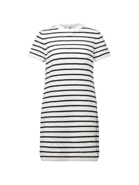 Drykorn Aiula striped mini dress White 42406160720