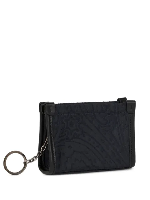 ETRO Paisley-pattern leather-trim pouch bag Blue MP2C0001AQ424NONDEFINITO