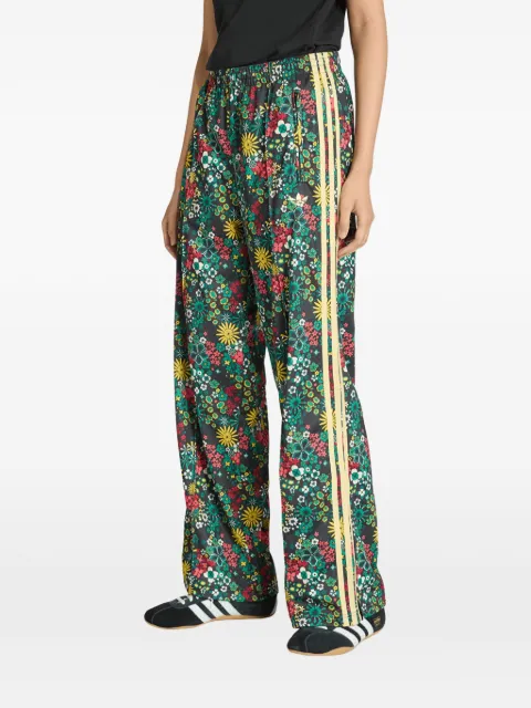 adidas X Liberty London floral-print trousers Green KD5561
