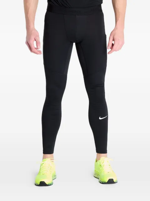 Nike logo-print leggings Black FB7961