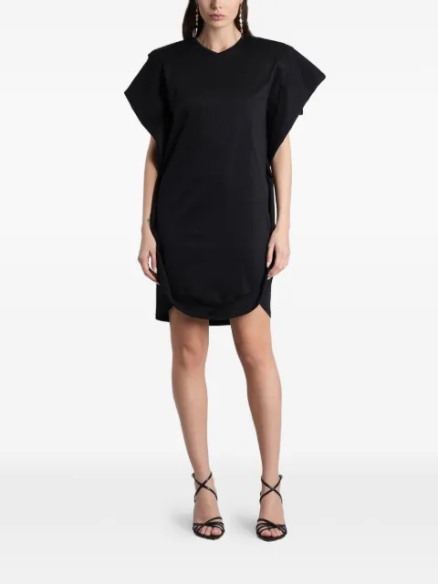IRO Aslan short-sleeve cotton mini dress Black WM33ASLAN