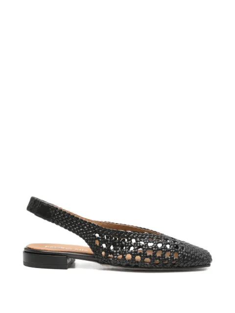 Pedro Miralles Olimpia flat mules Black 18453