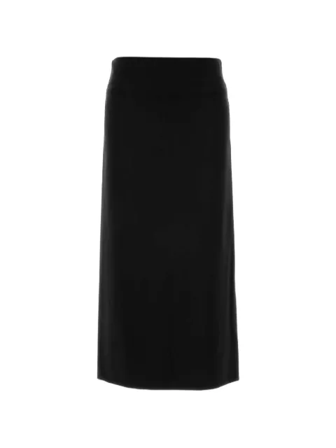 Jil Sander slit maxi skirt Black J03MA0280J20357