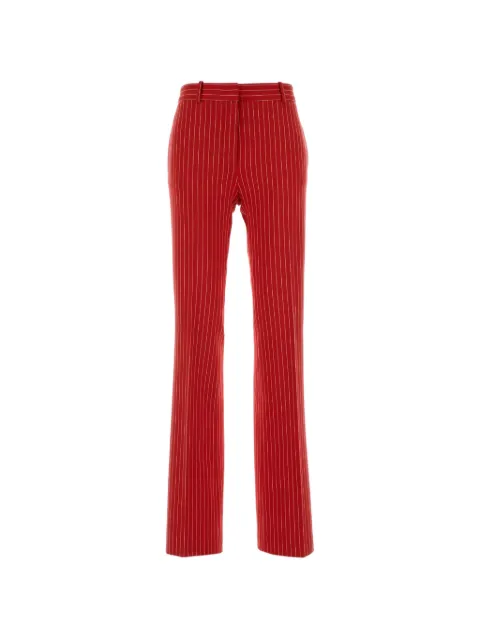 Orlane Paris pinstripe trousers Red PARISINJERSEYSTRIPES