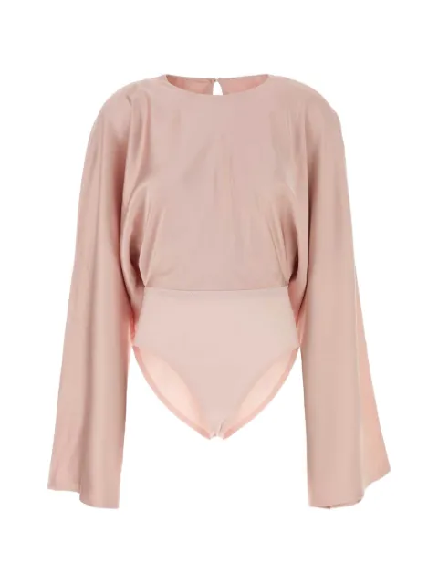 Norma Kamali long-sleeve bodysuit Pink ST126BSAS53838