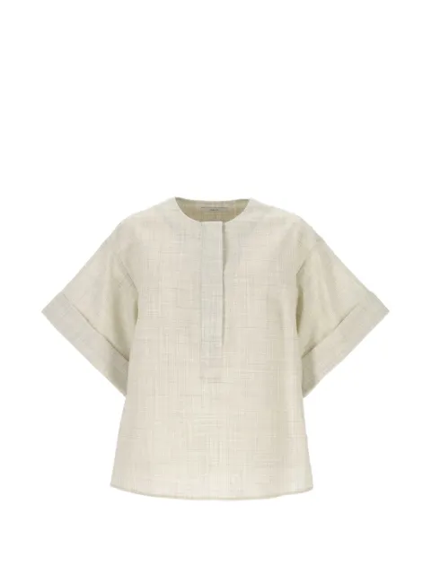 JOSEPH Yani concealed-placket turn-up cuff blouse Neutrals JF0096921290