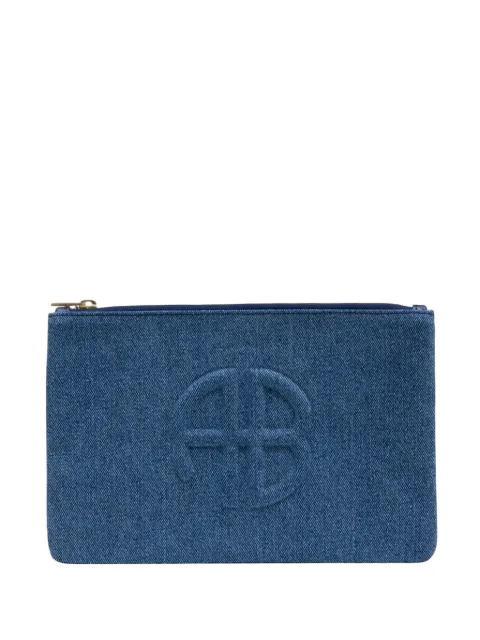 ANINE BING Lili clutch bag Blue A1312181WHD39