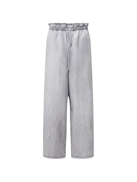 Drykorn drawstring-waist wide-leg trousers Grey 26024780864