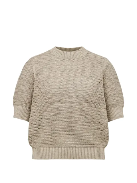 Drykorn chunky-knit short-sleeve sweater Neutrals 42013888714