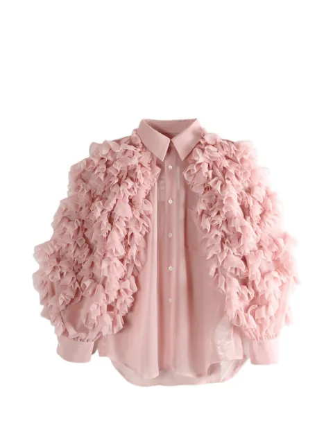 Comme Des Garçons Comme Des Garçons ruffled shirt Pink RQB010