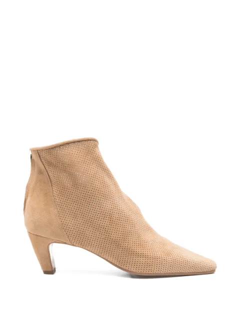 biancadi perforated-detail zip-fastening boots Neutrals 477