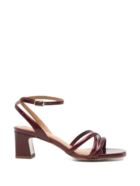 Pedro Miralles Marines leather sandals Red 18115