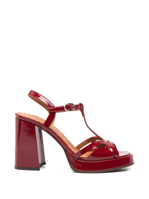 Chie Mihara t-strap platform sandals Red ZINTO48