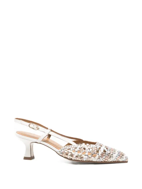 Pedro Miralles pointed-toe mules White 18635