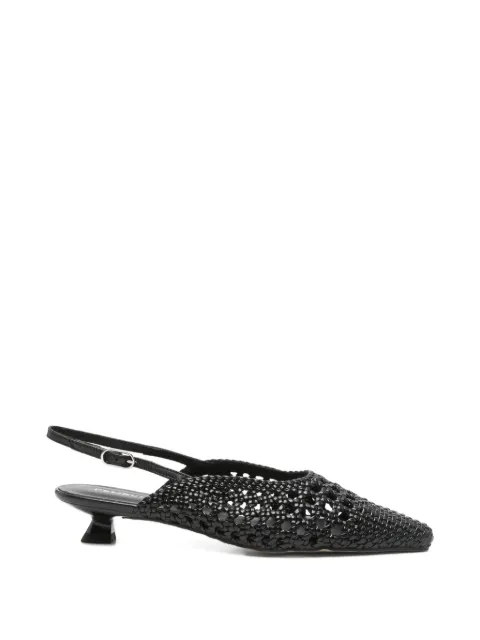 Pedro Miralles pointed-toe mules Black 18596