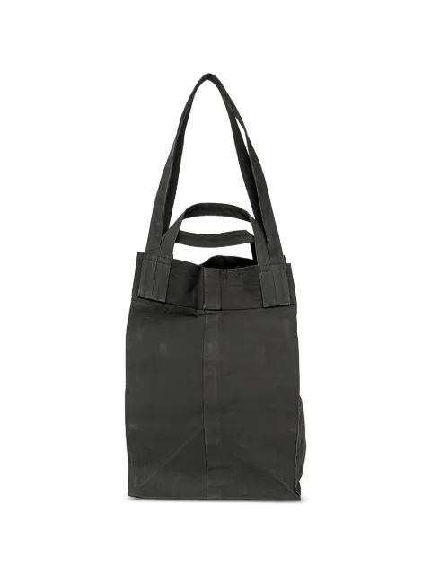 Jan Jan Van Essche Urushi hemp canvas tote bag Grey BAG44URUSHIHEMPCANVASPITCH