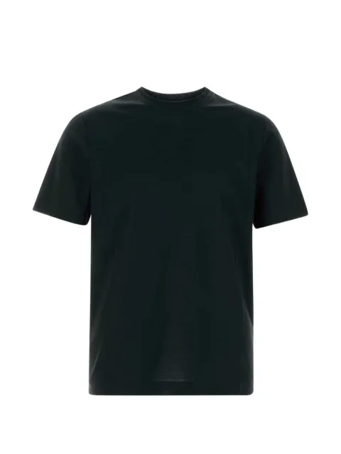 Canali cotton crew-neck T-shirt Black T0922MJ00002