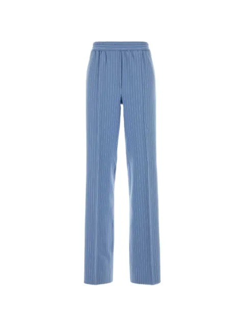 Orlane pinstripe trousers Blue JOGGERINJERSEYSTRIPES