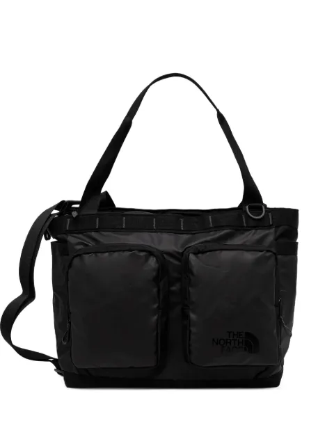 The North Face Base Camp Voyager logo-print pocket-detail tote bag Black NF0A81BM