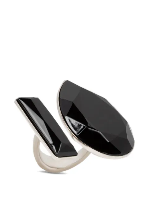 DRIES VAN NOTEN open gem ring Silver 2610182950063