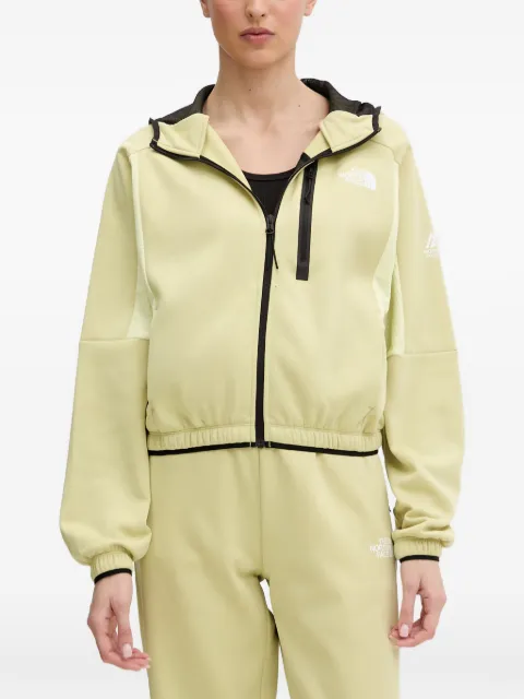 The North Face Mountain Athletics full-zip hooded fleece jacket Yellow NF0A8DXXG73