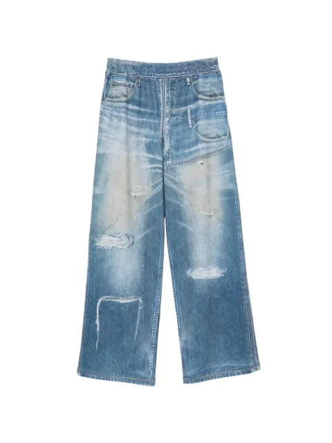 Andersson Bell Trompe-I'oeil trousers Blue APA922U00MIDBLUEKHAKI