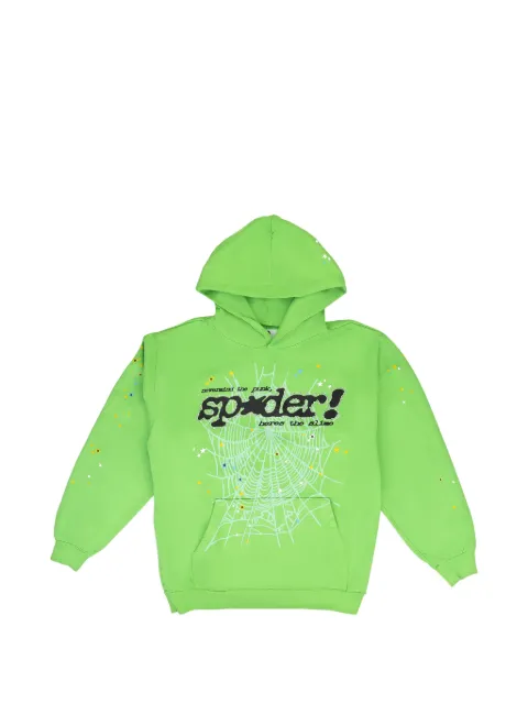 SP5DER Stadium Punk V2 "Slime Green" hoodie Green SP5DER369