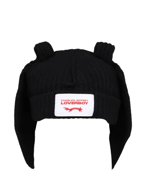 Charles Jeffrey Loverboy rabbit-ear hat Black 52130202BLK