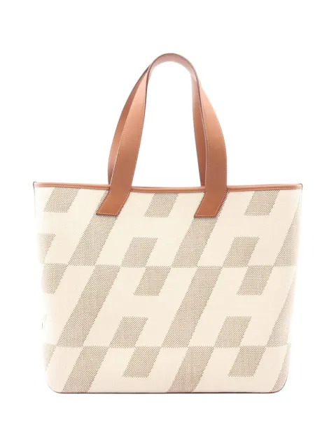 Hermès Pre-Owned 2021 Canvas H GM tote bag Brown SL8MMKZ77IG146ZE