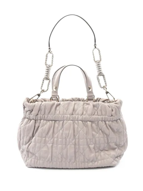 Christian Dior Pre-Owned 2010-2026 Cannage Delices satchel Purple EOWE66WBO06YRS9N