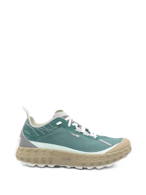 norda 001A grid-pattern sneakers Green 001AM