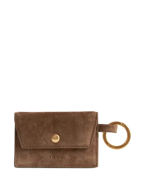 Yu Mei Envelope button-fastening cardholder keyring Brown 09421034805422