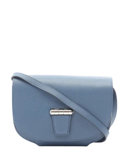 Hermès Pre-Owned 2016 Mini Evercolor Convoyeur crossbody bag Blue GMRVF1UECBJA37WM
