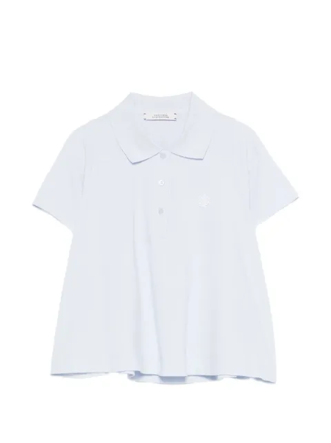 Dorothee Schumacher Sporty Romance short-sleeve polo shirt Blue 428402