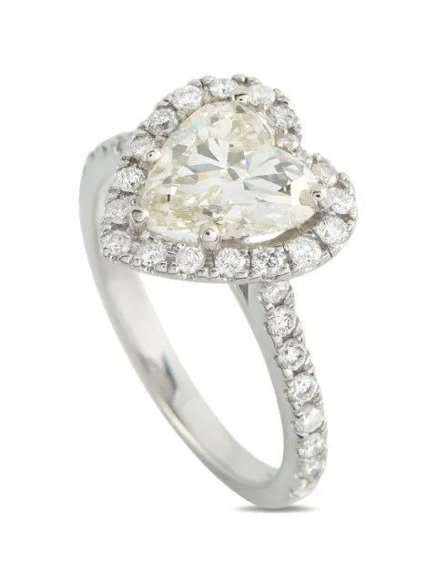 LB Exclusive heart-cut diamond ring Silver MF17030326