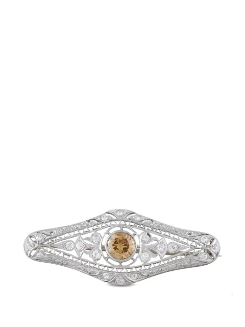 LB Exclusive Edwardian diamond brooch Silver MF10030326
