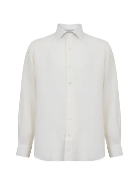 Eleventy long-sleeved shirt White M75CAMH03TES0I139