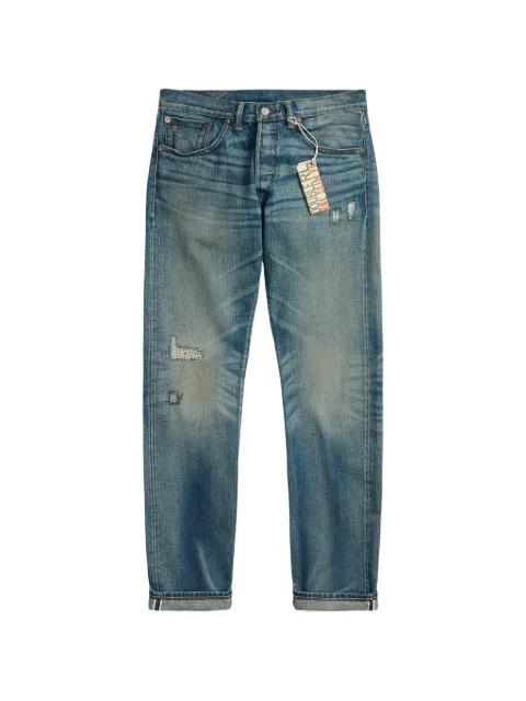 Ralph Lauren RRL Ridgway RRL Slim Fit distressed jeans Blue 782P14543