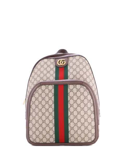 Gucci Pre-Owned Ophidia GG Coated Canvas Medium backpack Brown HU1LLJZMHP62R102