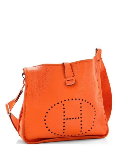 Hermès Pre-Owned Evelyne Bag Gen III Clemence GM crossbody bag Orange OT7D6PQ0FUHST8QH